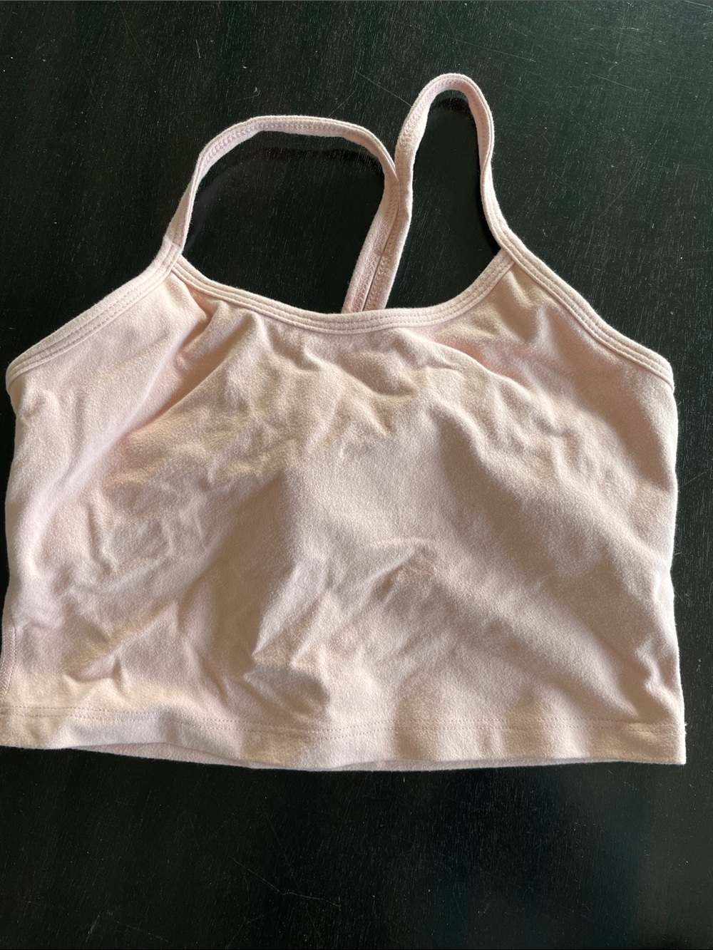 Beyond Yoga Light Pink Seamless Tank Crop